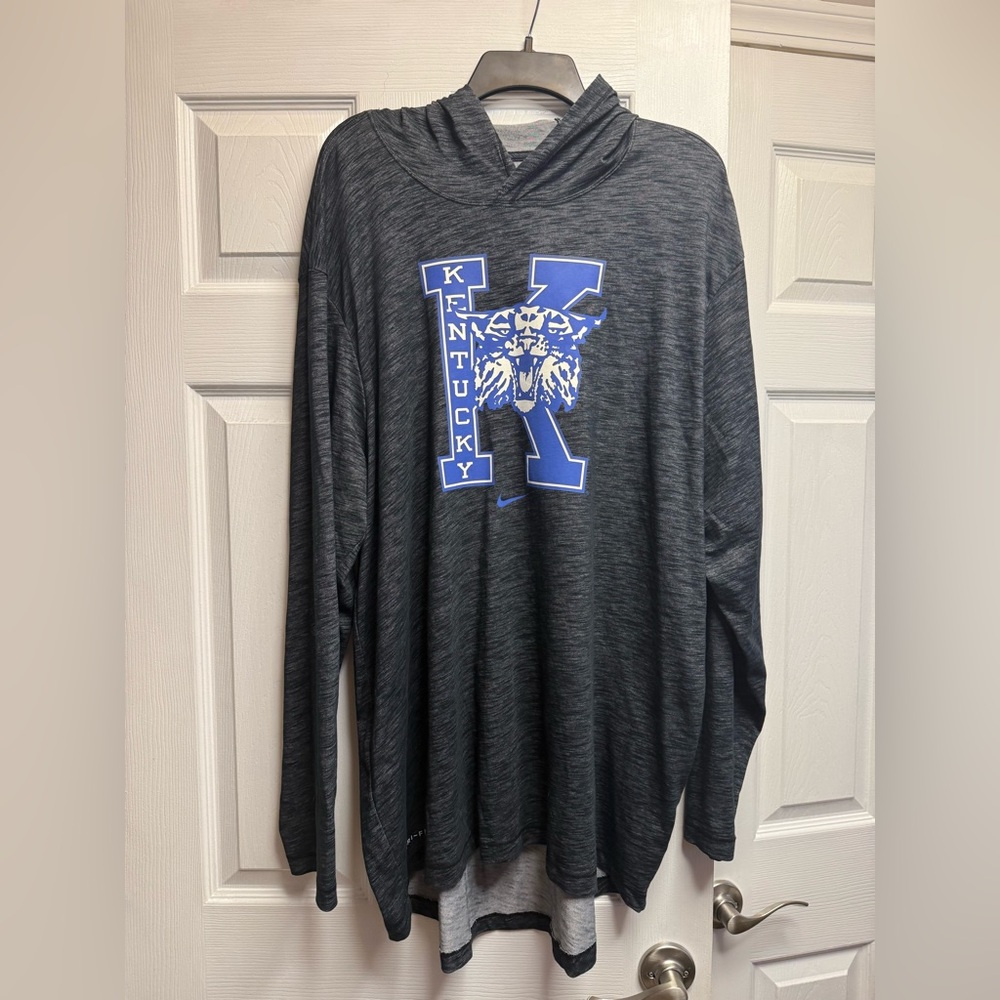 Kentucky Wildcats Nike Gray Dri-Fit Hoodie
